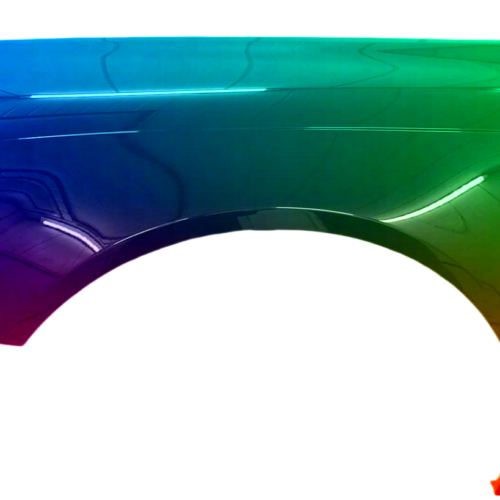 Voor AUDI A6 C6 2008-2011 ALU Spatbord linksvoor gespoten in gewenste kleur NIEUW