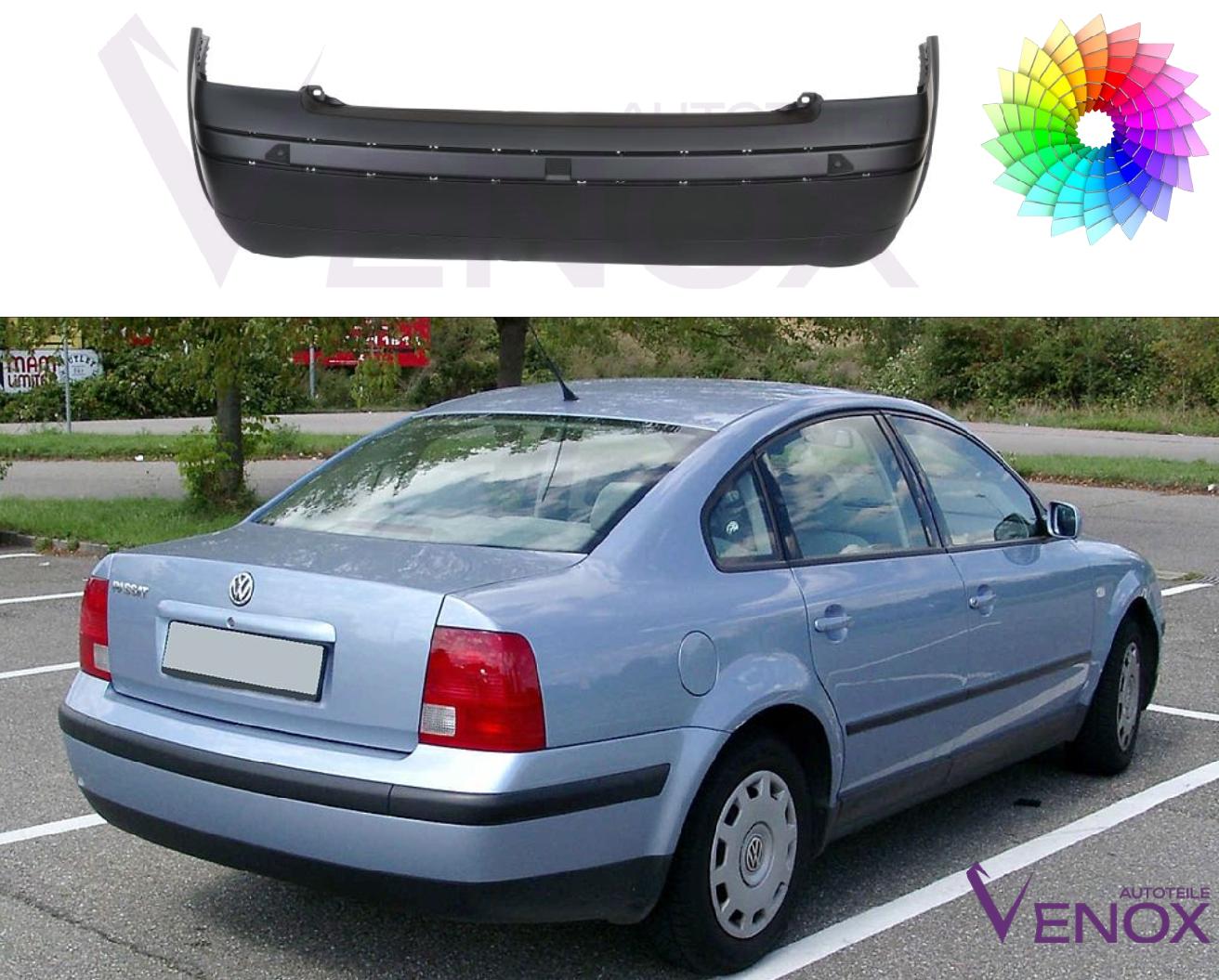 Voor Vw Passat B5 1996-2000 Achterbumper gespoten in gewenste kleur NIEUW - Afbeelding 2