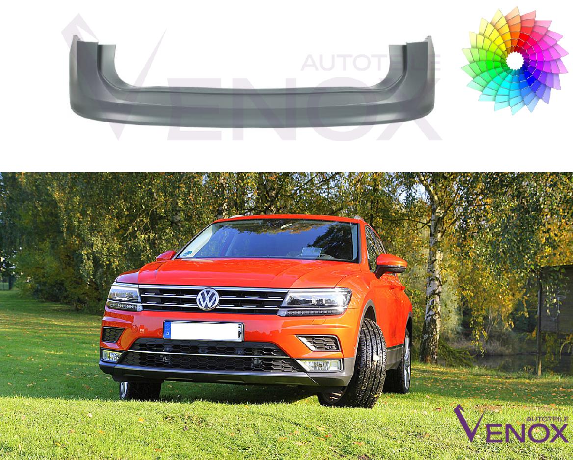 Voor Vw Tiguan vanaf 2016- Achterbumper gespoten in de gewenste kleur - Afbeelding 2