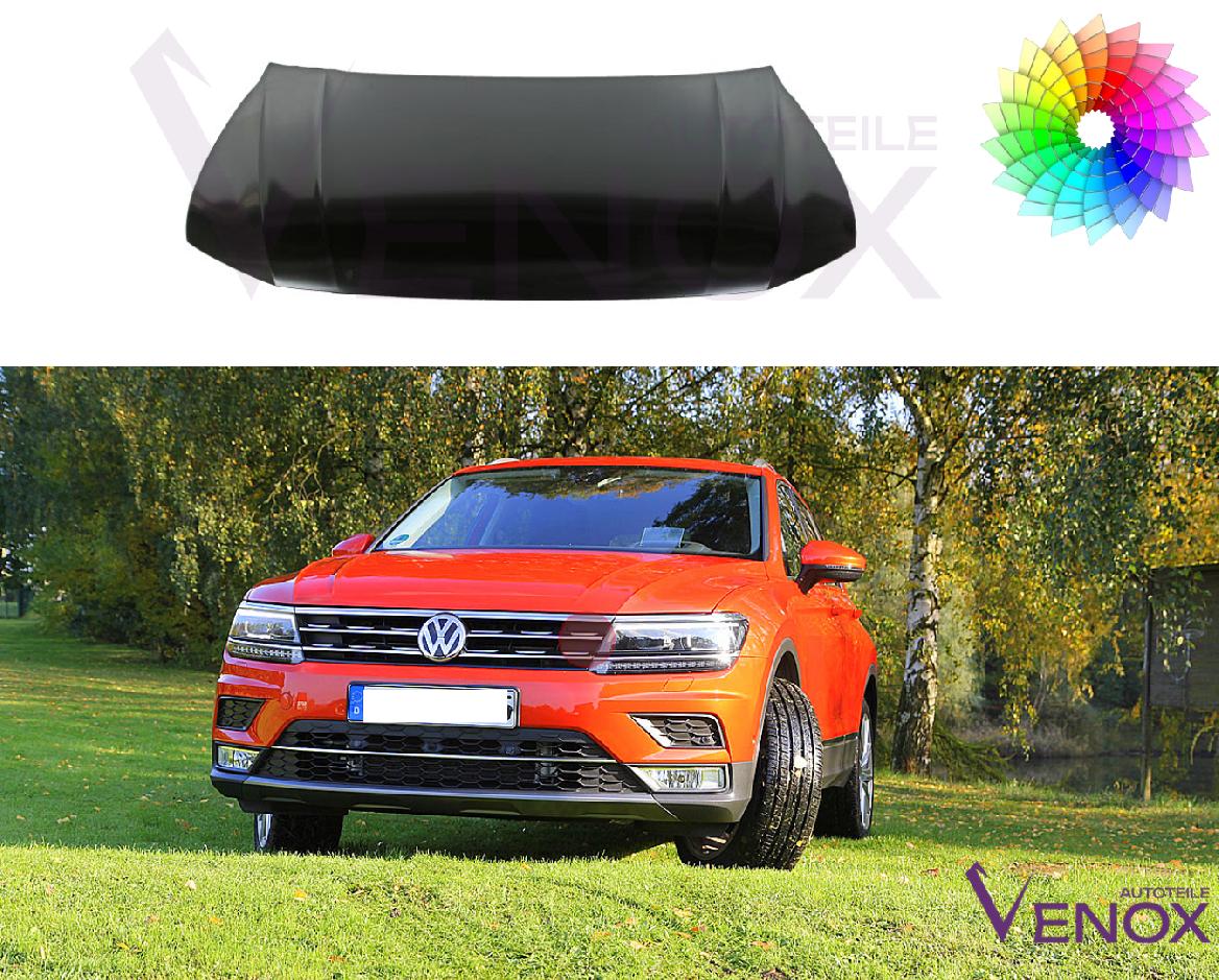 Voor Vw Tiguan 2016-2020 motorkap gespoten in gewenste kleur nieuw - Afbeelding 2