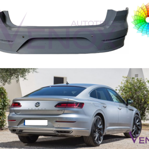 Voor VW Arteon vanaf 17 Achterbumper 6x PDC Gespoten in gewenste kleur NIEUW