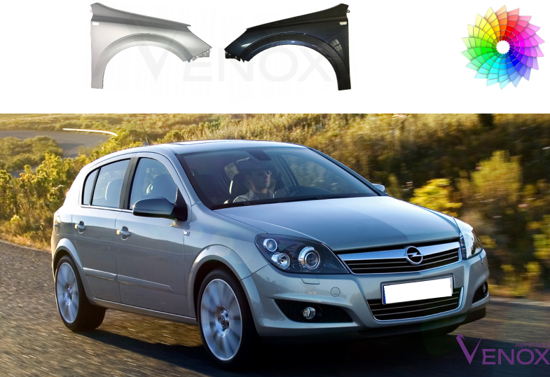 Voor Opel Astra H 03-12 FRONT RIGHT Spatbord GEPASTEERD IN DE KLEUR VAN UW KEUZE - Afbeelding 2