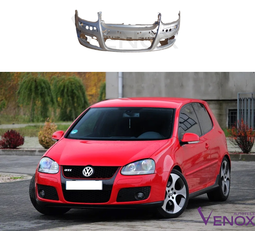Voorbumper voor VW Golf 5 V GTI gespoten in de gewenste kleur 2003-2009 - Afbeelding 2