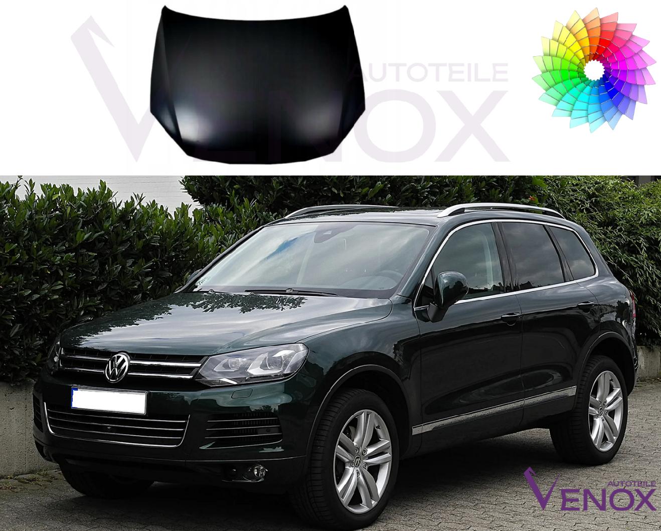 Voor Vw Touareg 7P 2010-2014 motorkap gespoten in gewenste kleur nieuw - Afbeelding 2