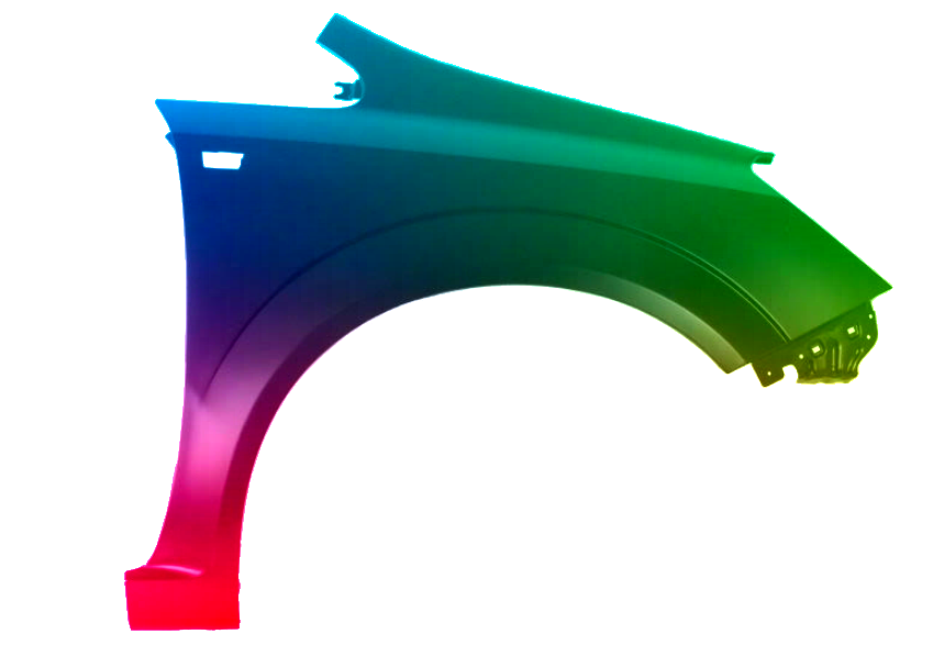 Voor Opel Zafira B 05-11 FRONT RIGHT Spatbord IN Z30C gespoten NIEUW - Afbeelding 2