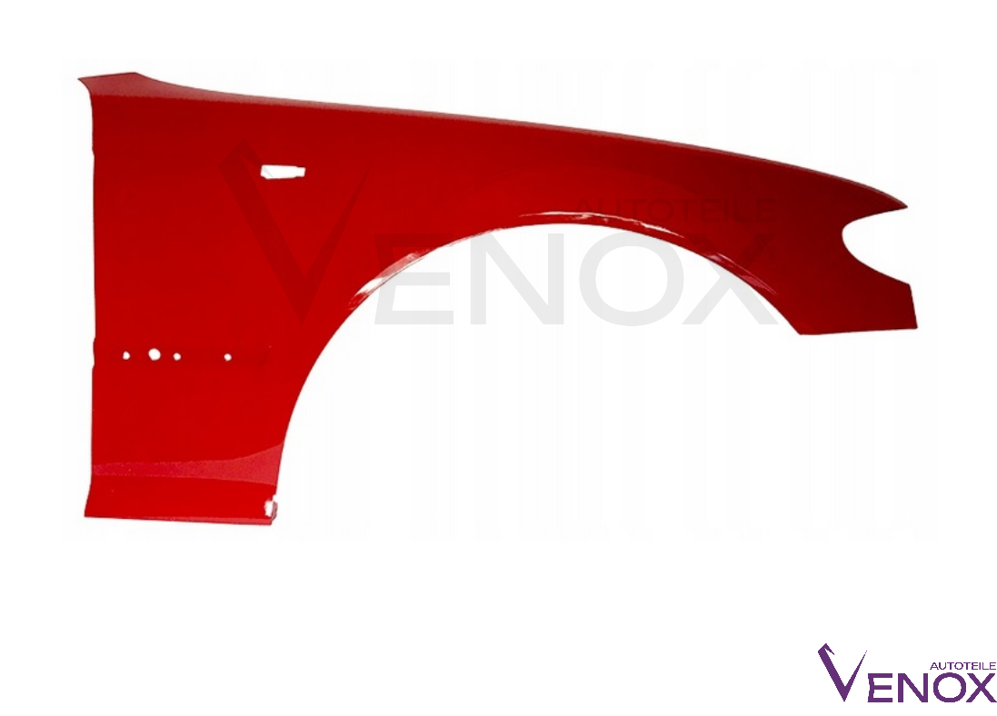 Voor BMW E46 01-05 MUDFLOWER LINKS VOORDEEL IN 314 LICHTROOD gespoten NIEUW - Afbeelding 2