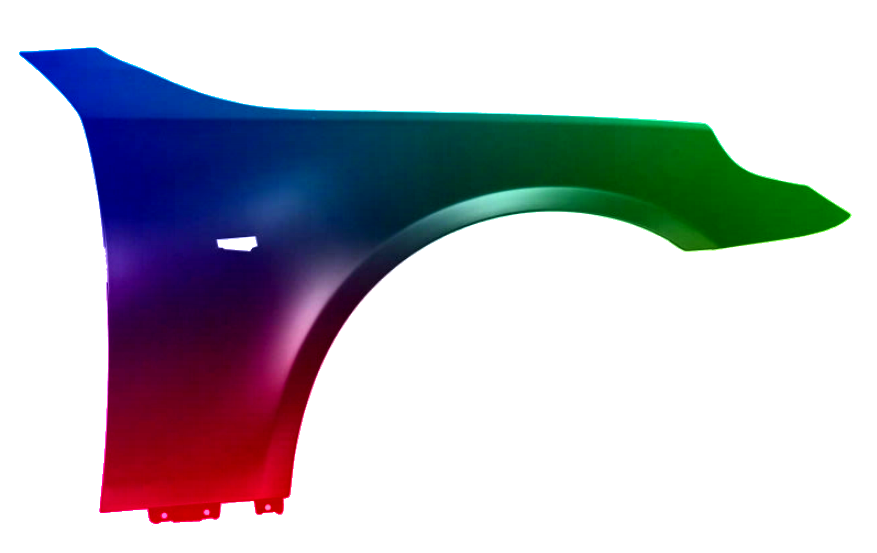 Voor BMW E60 E61 03-10 SPatbord VOOR RECHTS GESPORTEERD IN 354 TITANIUMZILVER NIEUW - Afbeelding 2