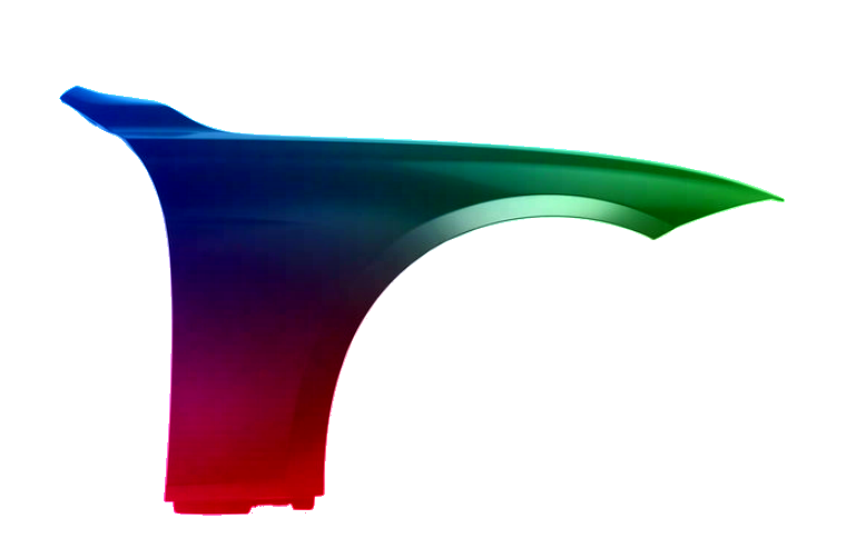 Voor BMW F30 F31 F34 F35 12-19 FRONT RIGHT Spatbord IN 668 GEPAST NIEUW - Afbeelding 2