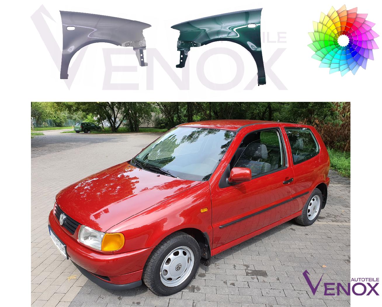 Voor VW Polo 6N1 94-99 Spatbord linksvoor gespoten in kleur naar keuze - Afbeelding 2