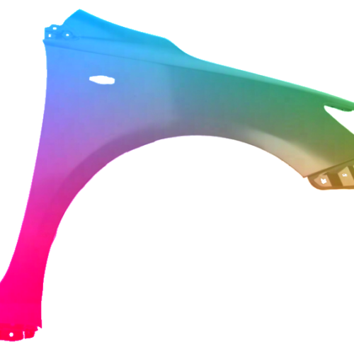 Spatbord rechts Toyota Corolla (E14/E15) 2007-2010 Gespoten in de gewenste kleur
