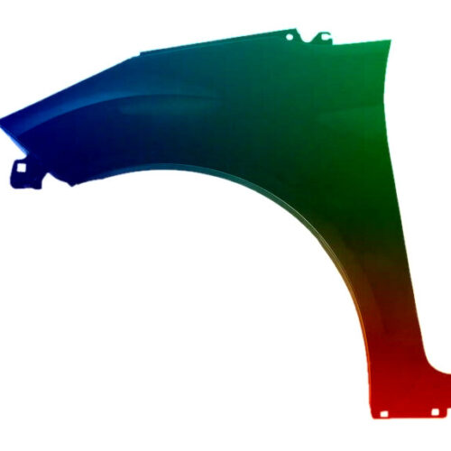 Spatbord links Ford Fiesta Mk 7 2008-2017 Gespoten in de gewenste kleur